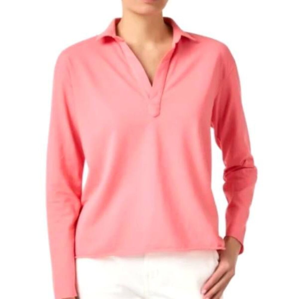 Frank & Eileen Coral Long Sleeve Tee